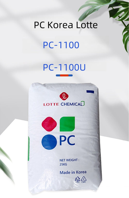 Lotte Chemical Pc-1100U UV Resistant Plastic Raw Material Polycarbonate Resin Transparent Pc Particles